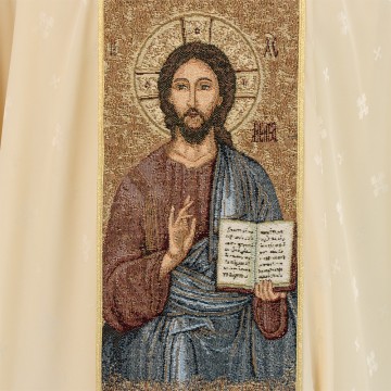 Ivory Chasuble in Viscose...