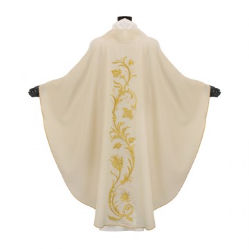 Ivory Chasuble in Pure Silk