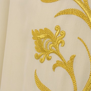 Ivory Chasuble in Pure Silk