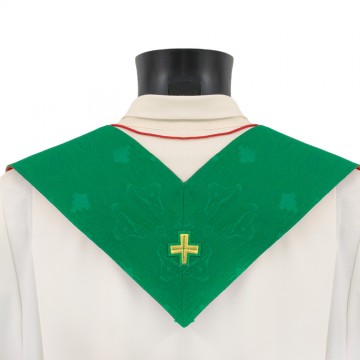 Two-tone Stole Green and Red