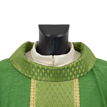 Green Mottled Chasuble with...