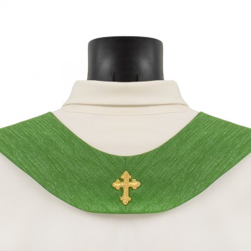 Green Mottled Chasuble with...