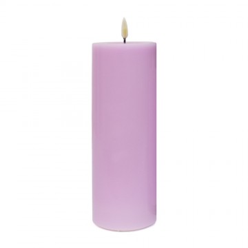 Lavender Candle with LED Flame