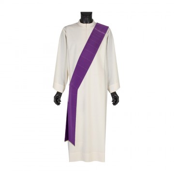 Striped Purple Dalmatic in...