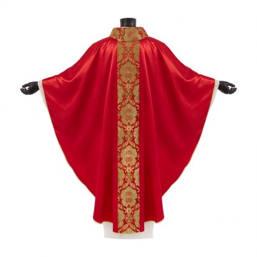 Red Chasuble with Orphrey...