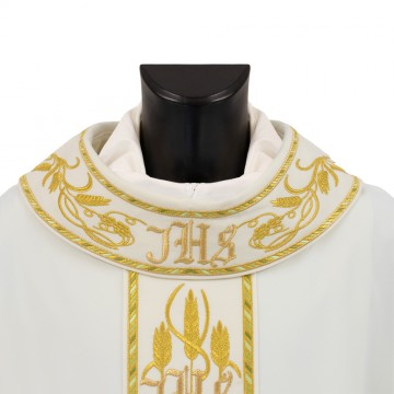 Ivory-colored Chasuble with...