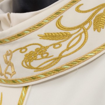 Ivory-colored Chasuble with...