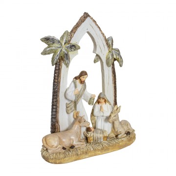 Nativity with Arch and Palm...