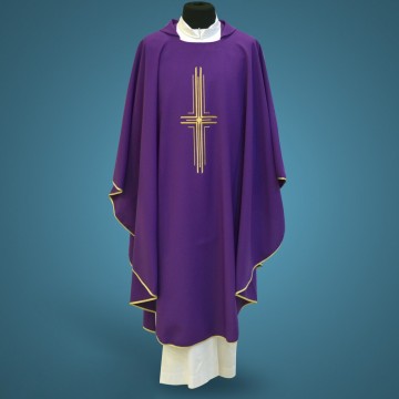 Chasuble with Golden Cross...