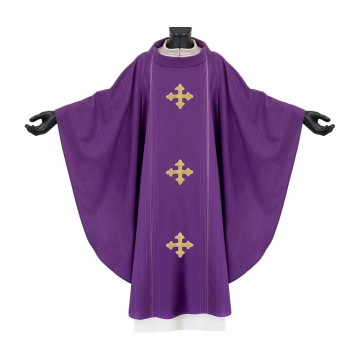 Purple Priest Chasuble with...