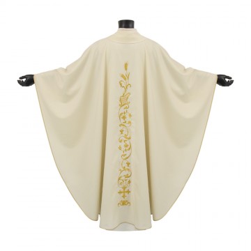 Ivory Chasuble in Pure Wool