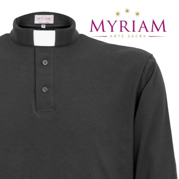 Dark Gray Clergy Polo in...