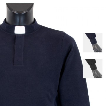 Long-Sleeved Clergy Polo...