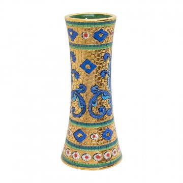 Mosaic Vase in Painted Ceramic