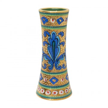 Mosaic Vase in Painted Ceramic