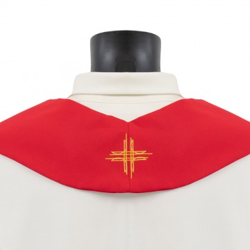 Red Chasuble with Cross...