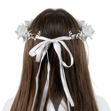 First Communion Hair Wreath