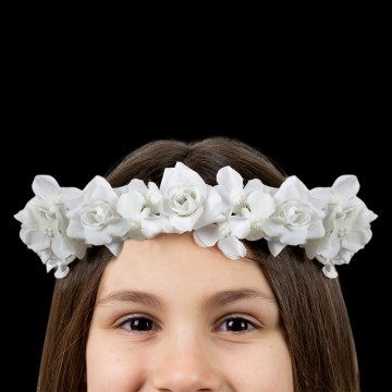 First Communion Hair Wreath