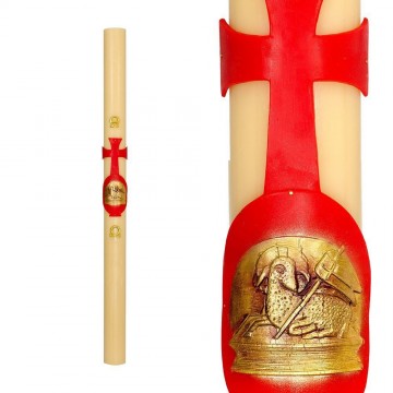 Paschal Candle Beeswax Lamb...