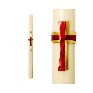 Paschal Candle Red Cross