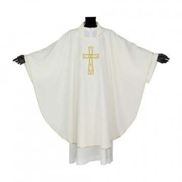 Chasuble with Cross Embroidery