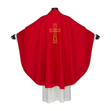 Chasuble with Cross Embroidery