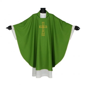 Chasuble with Cross Embroidery