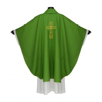 Chasuble with Cross Embroidery