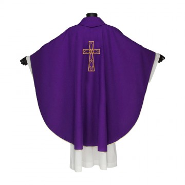 Chasuble with Cross Embroidery