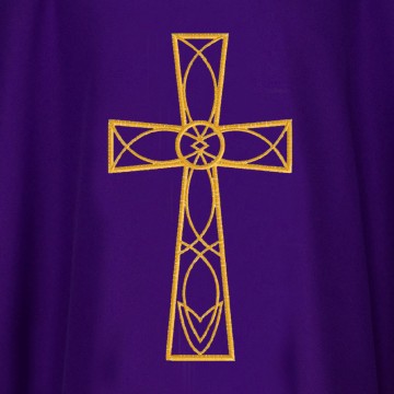 Chasuble with Cross Embroidery