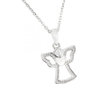 Agios Necklace with Angel...