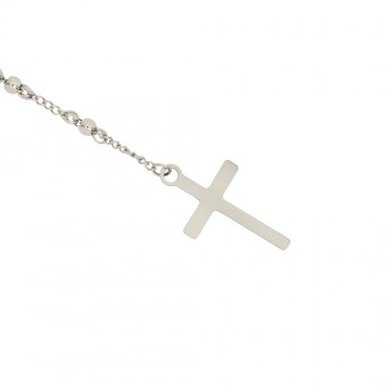 Rosary Necklace in Steel