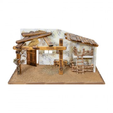 Handcrafted Nativity Stable...