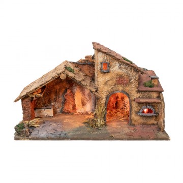 Crèche with Oven and Stable