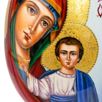 Russian Egg Madonna with...