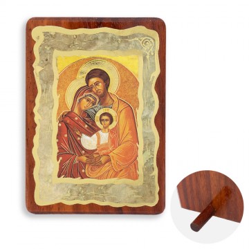 Holy Family Wooden Plaque