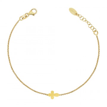 Amen Bracelet with Flat Cross