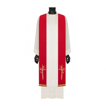 Priest Stole in Red and Purple