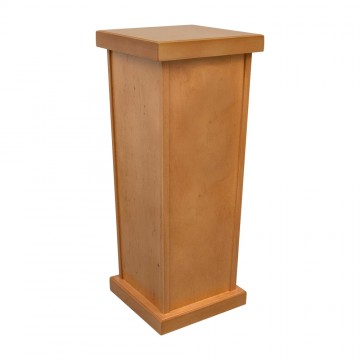 Light Wood Column for Statues