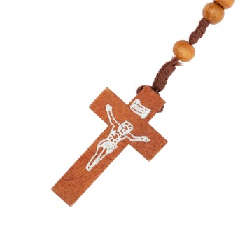 Rosary Beads in Light Wood