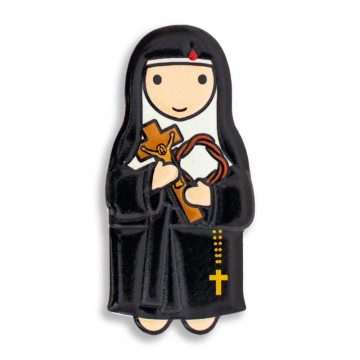 Saint Rita Resin Magnet