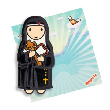 Saint Rita Resin Magnet