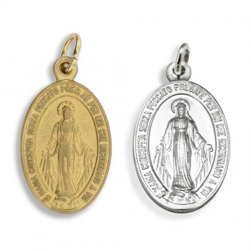 Miraculous Medal in Aluminium