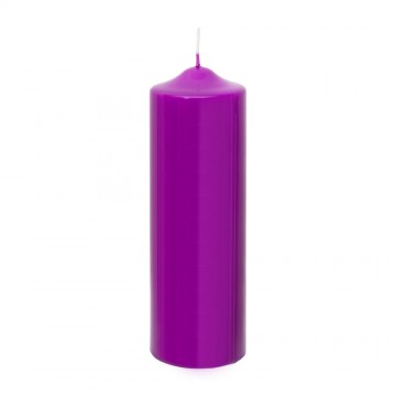 Shiny Colored Candle 80 x 240