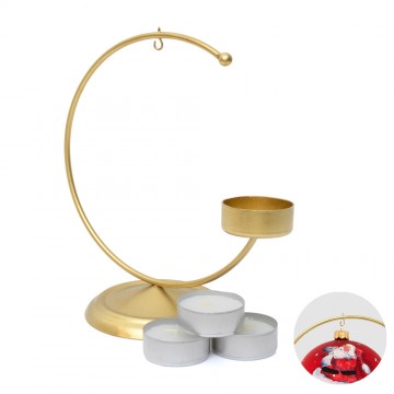 Golden Candle Holder with...