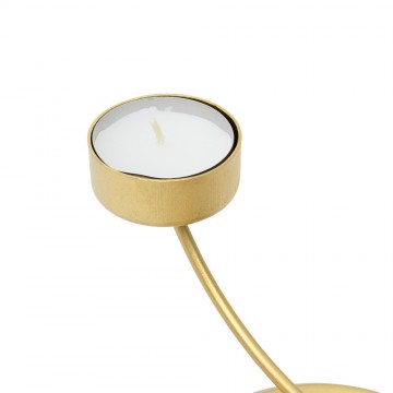 Golden Candle Holder with...