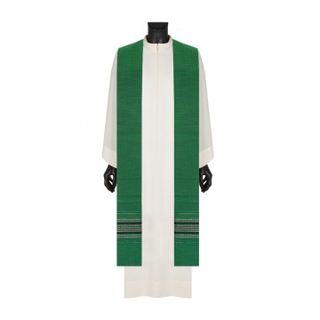 Green Priest Stole in Wool...