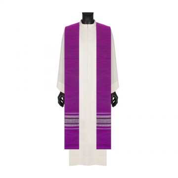 Purple Priest Stole in Wool...