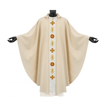 Ivory Priest Chasuble in...