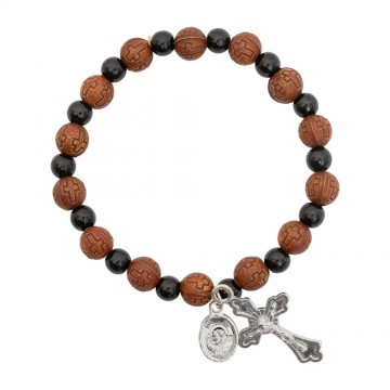 Elastic Bracelet with Saint...